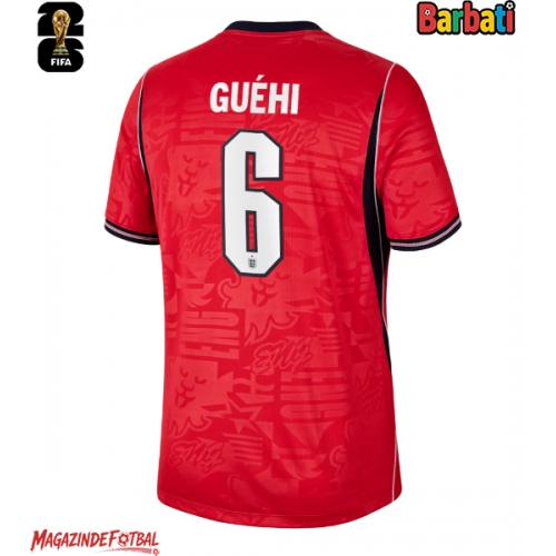 Anglia Marc Guehi #6 Tricou Fotbal Replică Mondial 2026 Barbati Deplasare Anglia Marc Guehi #6 Tricou Fotbal Replică Mondial 2026 Barbati Deplasare